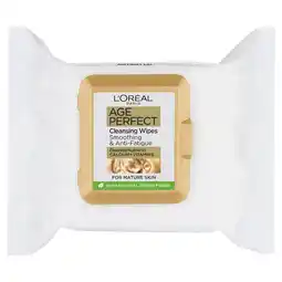 Tesco L'oreal Paris Age Perfect Cleansing Wipes 25 offer