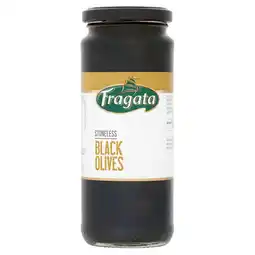 Tesco Fragata Stoneless Black Olives 330g offer
