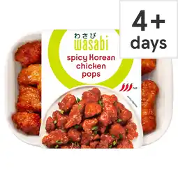 Tesco Wasabi Spicy Korean Chicken Pops 150g offer