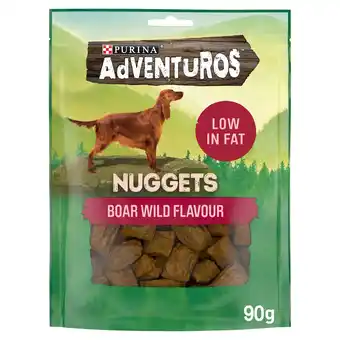 Tesco Adventuros Nuggets Dog Treats Boar Flavour 90g offer