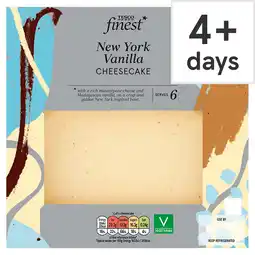 Tesco Tesco Finest New York Vanilla Cheesecake 500g offer