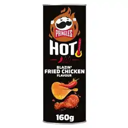 Tesco Pringles HOT Blazin' Fried Chicken Flavour 160g offer