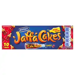 Tesco McVitie's Jaffa Cakes Cola Bottle Flavour 10 Pack offer