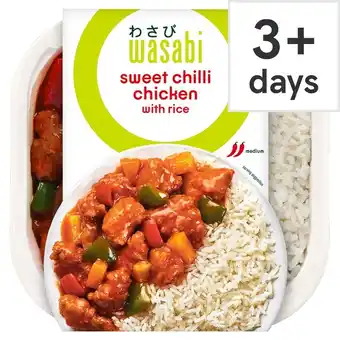 Tesco Wasabi Sweet Chilli Chicken With Rice 450G offer