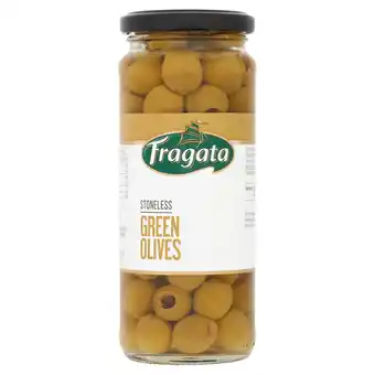 Tesco Fragata Stoneless Green Olives 335g offer