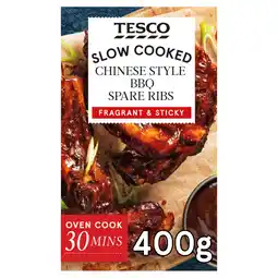 Tesco Tesco Slow Cooked Chinese BBQ Spare Ribs 400g offer