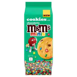 Tesco M&M's Minis Milk Chocolate Cookies 180g offer