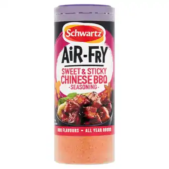 Tesco Schwartz Air Fry Sweet & Sticky Chinese BBQ Seasoning 125g offer