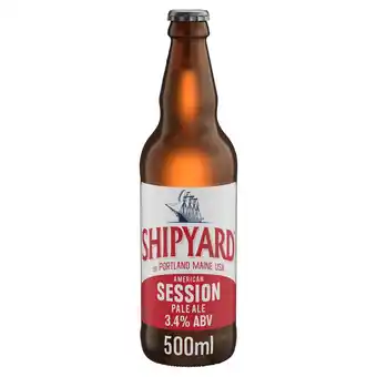 Tesco Shipyard American Session Pale Ale 500ml offer