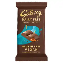 Tesco Galaxy Vegan Dairy Free Salted Caramel Chocolate 100g offer
