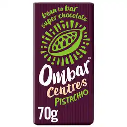 Tesco Ombar Centres Pistachio chocolate 70g offer