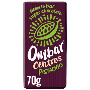Tesco Ombar Centres Pistachio chocolate 70g offer