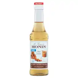 Tesco Monin No Added Sugar Salted Caramel Syrup 25Cl offer