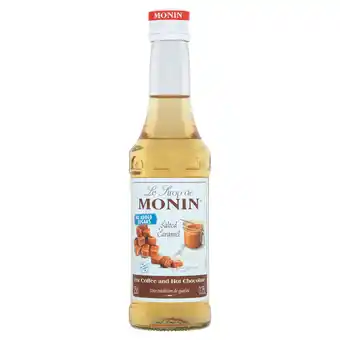 Tesco Monin No Added Sugar Salted Caramel Syrup 25Cl offer