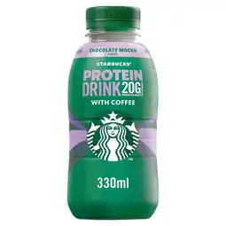 Tesco Starbucks Coffee Protein Drink Chocolate Mocha 330ml offer