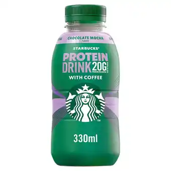 Tesco Starbucks Coffee Protein Drink Chocolate Mocha 330ml offer