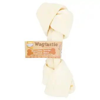 Tesco Wagtastic Premium Jumbo Knotted Bone Dog Chew offer