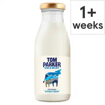 Tesco Tom Parker Creamery Free Range Double Cream 250ml offer