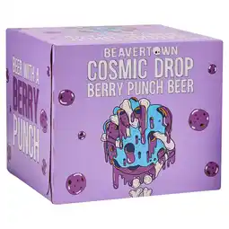 Tesco Beavertown Cosmic Drop Berry 4.0% 4x330ml offer