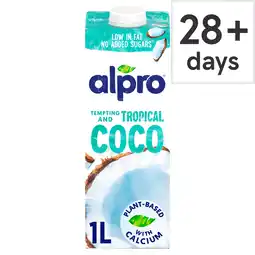Tesco Alpro Coconut Long Life Drink 1L offer