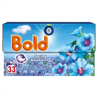 Tesco Bold All in One Washing Liquid Pods Spring Awakening 33 washes 646.8g offer