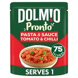 Tesco Dolmio Pronto Pasta & Sauce - Tomato & Chilli 200g offer