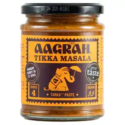 Tesco Aagrah Tikka Masala Tarka Paste 270g offer