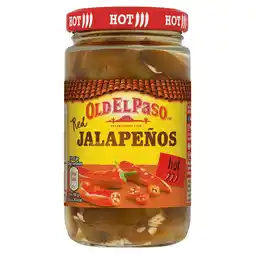 Tesco Old El Paso Sliced Red Jalapenos 215G offer