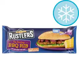 Tesco Rustlers The Smokey BBQ Rib with Our Smokey BBQ Sauce 162g offer