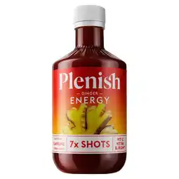 Tesco Plenish Ginger Energy Dosing Bottle 7x Shots 420ml offer