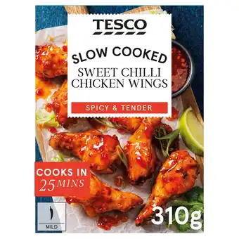 Tesco Tesco Slow Cooked Sweet Chilli Chicken Wings 310g offer