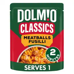 Tesco Dolmio Classics Meatballs Fusilli Pasta Ready Meal 250g offer