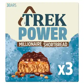 Tesco Trek Power Millionaire Shortbread Protein Bars 3 x 44g offer