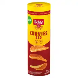 Tesco Schar Gluten Free Curvies BBQ Potato Snack 170g offer