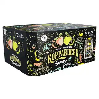 Tesco Kopparberg Summer Punch 12x330ml CAN offer