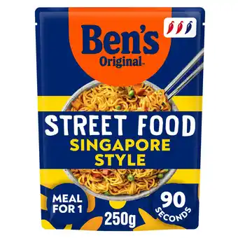 Tesco Ben's Original Street Food Singapore Style Noodles 250g offer