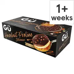 Tesco Gu Zillionaire Hazelnut Praline Cheesecakes 2x86.5g offer