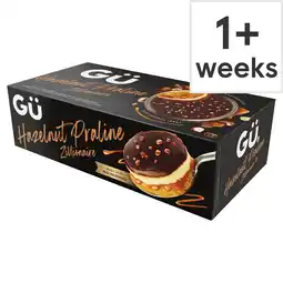 Tesco Gu Zillionaire Hazelnut Praline Cheesecakes 2x86.5g offer