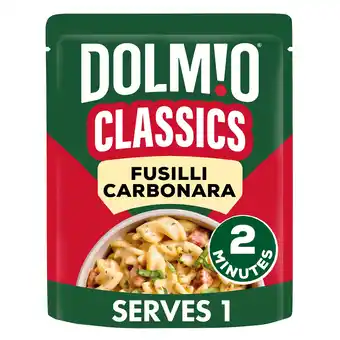 Tesco Dolmio Classics Carbonara Fusilli Pasta Ready Meal 250g offer