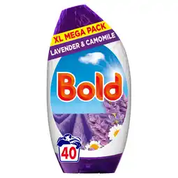 Tesco Bold Gel Laundry Detergent - Lavender & Camomile 40 Washes 1.32L offer