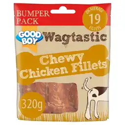 Tesco Wagtastic Treat Chicken Fillets 320G offer