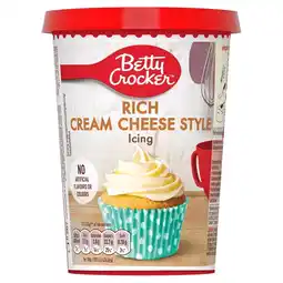 Tesco Betty Crocker Rich Cream Cheese Style Icing 400G offer