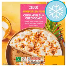 Tesco Tesco Cinnamon Bun Cheesecake 400g offer