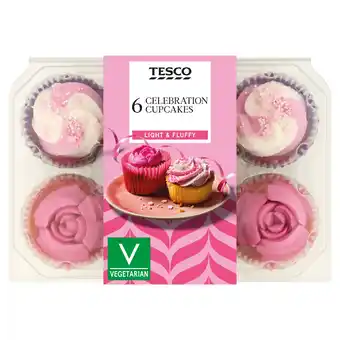 Tesco Tesco Celebration Cupcakes - Vanilla 6 Pack offer