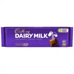 Tesco Cadbury Dairy Milk Chocolate Block 280g offer