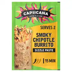 Tesco Capsicana Mexican Burrito Tomato & Chipotle Paste 60G offer