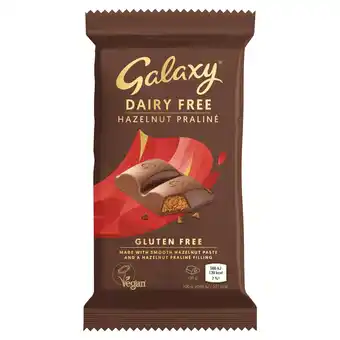 Tesco Galaxy Dairy Free Hazelnut Praline 100g offer