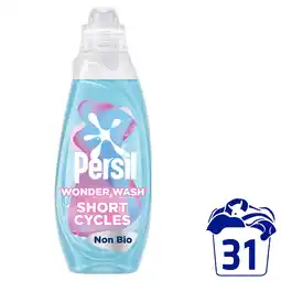 Tesco Persil Wonder Wash Sensitive Non Bio Laundry Detergent 31 Washes 837ml offer