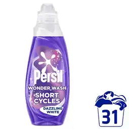 Tesco Persil Wonder Wash Dazzling White Laundry Detergent 31 Washes 837ml offer