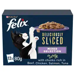 Tesco Felix Deliciously Sliced Mixed Selection in Jelly 12 x 80g offer